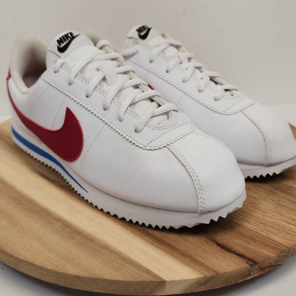 Nike Classic Cortez Leather Casual Sneakers Size 7Y Women's 8.5 - Picture 3 of 9